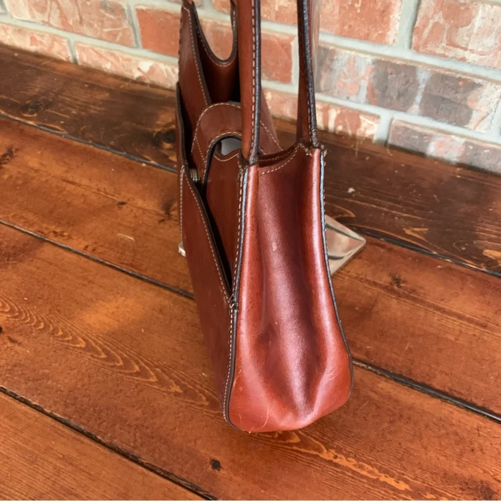 Fossil Sedona li Vintage New Italian Women's Scoop Leather Hobo Shoulder Bag